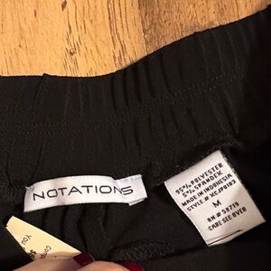 Notations Black Women's Trousers